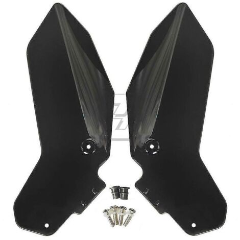 Déflecteur de vent latéral pour pare-brise de moto Honda Goldwing GL1800 - Accessoires Gold Wing GL 1800 à partir de 2018 - Gris fumé (1/5)