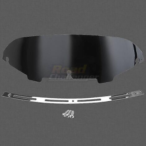 Pare-brise 5 pouces Style 2 Noir pour moto Harley Electra Street Glide FLHX Touring CVO (1996-2013) (1/5)