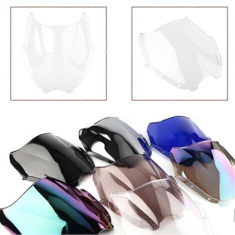 Pare-brise de moto Cafe Racer, déflecteur de vent pour Hyosung GT125 GT250R GT650R ATK UM V2S Kasinski Mirage - Transparent (1/5)