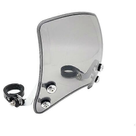 Pare-brise réglable pour moto Sportster XL1200 883R 883 900 1000 1100 XL XLH XLX XR XL883, compatible avec les fourches de 39 à 41 mm – Gris foncé (1/5)