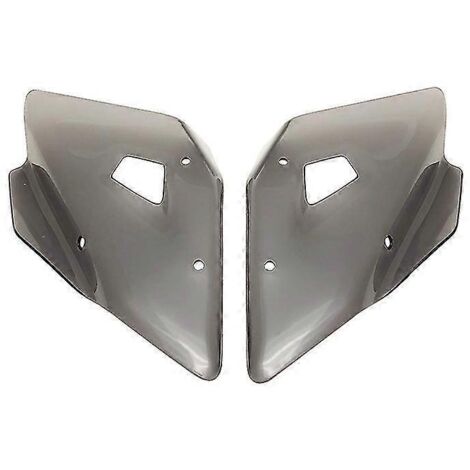 Pour BMW R1200GS, R1250GS LC, R1250GS Advance (2013-2019) : déflecteur de vent latéral supérieur, carénage, pare-brise, protège-mains – teinte fumée claire (1/5)