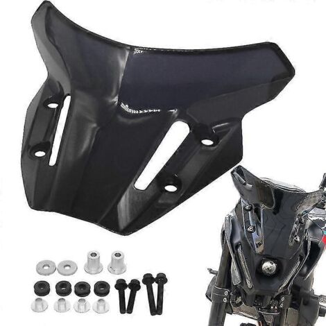 Accessoires moto pour MT-09 FZ-09 : pare-brise sport, déflecteur de vent (2021-2022) – Gris clair (1/5)
