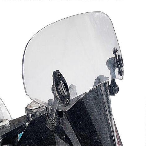 Déflecteur d'air transparent réglable et surélevé pour motos Honda, BMW, Yamaha et Suzuki (petit modèle) (1/5)