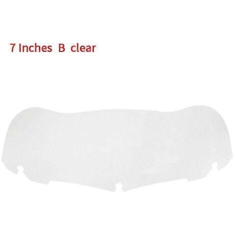 Déflecteur de vent ondulé pour pare-brise de moto Harley Electra Street Tri Glide Ultra Limited CVO FLHX FLHT (à partir de 2014) - 7 pouces, transparent (1/5)
