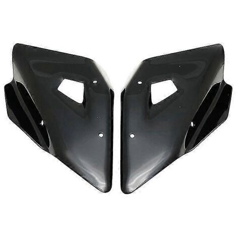 Pour BMW R1200GS, R1250GS LC, R1250 GS Adv (2013-2019) : déflecteur de vent latéral supérieur avec clignotant, carénage, pare-brise et protège-mains (noir).