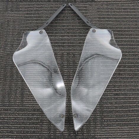 Déflecteurs latéraux de vent pour pare-brise avant de moto Ducati Desert X Desertx 2022-2023 - Transparent (1/5)