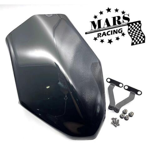 Pour Honda CB500F (2015-2020) : pare-brise, kit déflecteur en aluminium noir. (1/5)