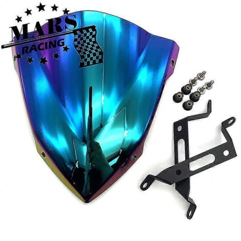 Pare-brise avec support pour Suzuki GSX-S750 (2017-2022) - Accessoires moto - Lavande (1/5)