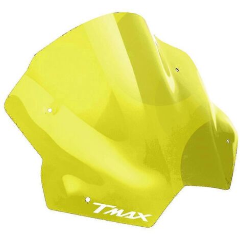 Pare-brise avant jaune fluorescent pour moto Yamaha T-Max 530 (2012-2016). (1/5)