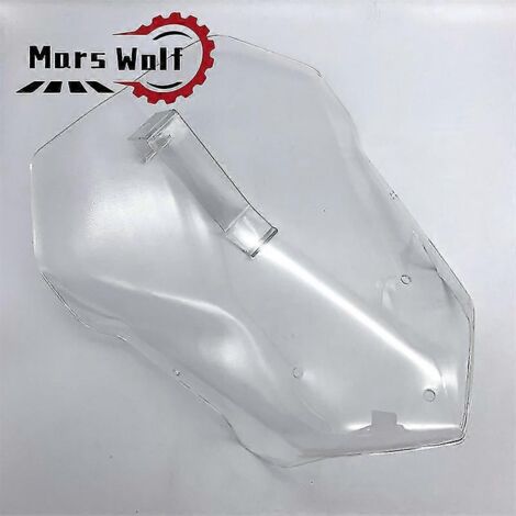 Pare-brise sport-touring pour moto, déflecteur de vent, compatible avec BMW F800R 2015-2019 (F-800R 2015-2019) - Transparent (1/5)