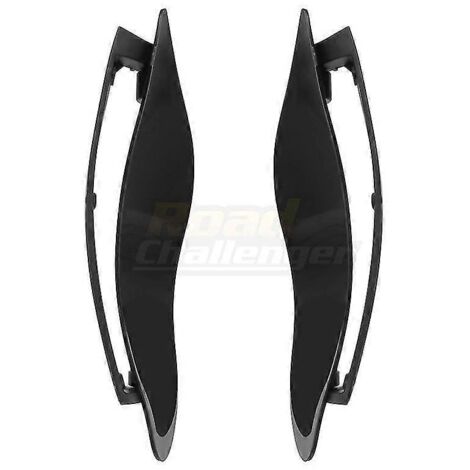 Déflecteur d'air latéral de pare-brise réglable pour moto Harley Electra Glide Tri Glide Street Glide 2014-2020 - Noir (1/5)