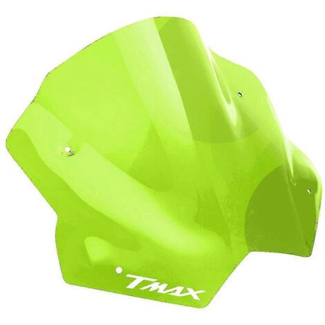Pare-brise avant vert fluorescent pour moto Yamaha T-Max 530 (2012-2016). (1/5)