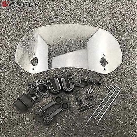 Déflecteur d'air de pare-brise réglable pour Honda, BMW, Yamaha, Honda X Adv, Suzuki, Ducati, Kymco AK550 SYM et Vespa - Transparent - 29 cm (1/5)