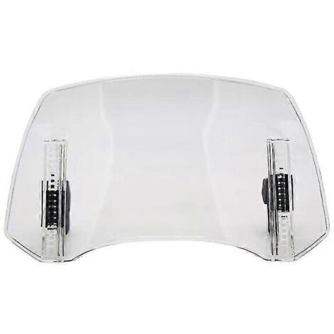 Compatible avec BMW R1250GS, R1200GS Adventure et R1250GS LC Adventure : Déflecteur de vent universel et réglable transparent. (1/5)