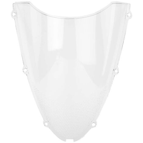 Pare-brise double bulle transparent pour moto Kawasaki Ninja ZX6R 2005-2008 et ZX636 2005-2006