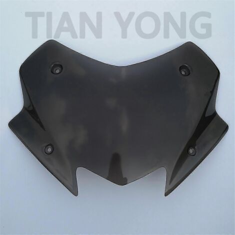 Pare-brise fumé noir transparent en acrylique pour moto Tmax 530 (2017-2018). Déflecteur de vent en bulle. (1/5)