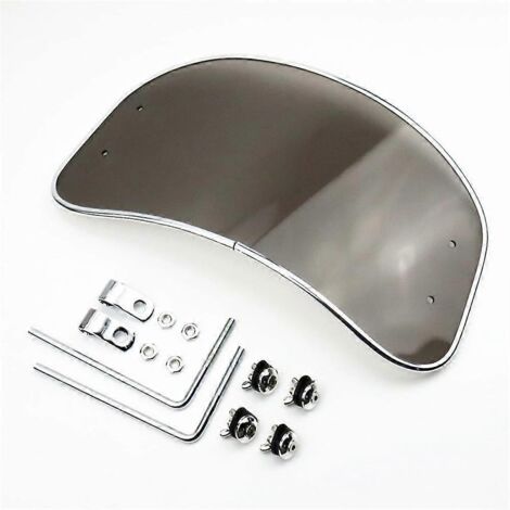 Déflecteur de pare-brise de moto pour Honda, Suzuki, Yamaha et Kawasaki - type A transparent grand (1/5)