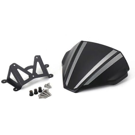 Accessoires pour moto Yamaha MT-09 MT-09 FZ-09 : pare-brise avant noir et bleu, déflecteur d'air, compatible avec les modèles 2021 et 2022. (1/5)