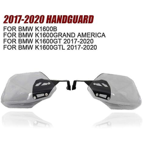 Protège-mains et pare-brise neufs pour BMW K1600GT/GTL/B/Grand America (2017-2017), gris foncé. (1/5)