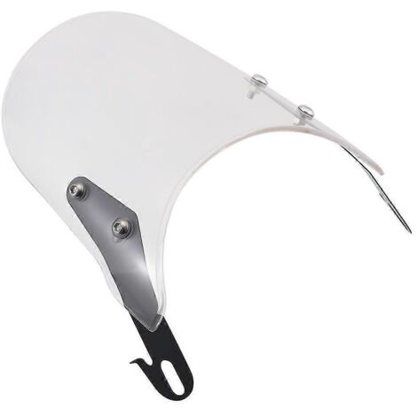 Déflecteur de vent de pare-brise rétro Cafe Racer 5-7" pour Yamaha, Harley XL, Yamaha XJ, Suzuki GSX, Bobber, Scrambler, universel - Transparent (1/5)