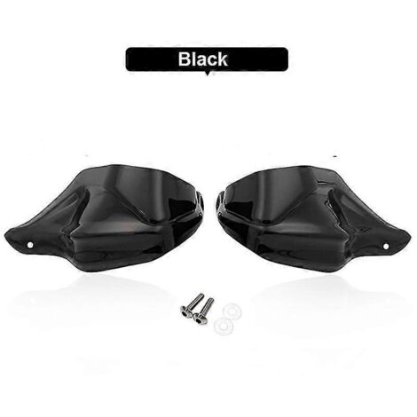 Protège-mains noirs pour BMW R 1200 GS (à partir de 2013), LC Adventure, R1200 GS et R1200 GS Adventure. Protection de pare-brise incluse. (1/5)