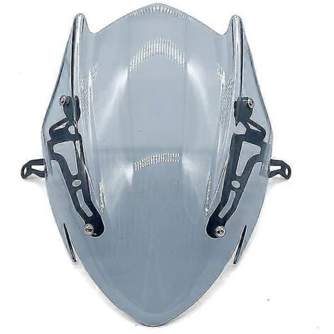 Déflecteur de pare-brise avec support pour Suzuki GSX-S750 (2017-2020, 2021, 2022) - Accessoires moto GSX-S750 - Teinte fumée claire (1/5)