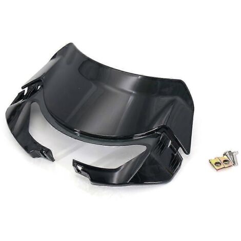 Déflecteur de vent de pare-brise pour Street Triple 765 SR RS (compatible Street Triple S 660, 765R, 765S et 765RS, modèles 2020, 2021 et 2022) - Noir