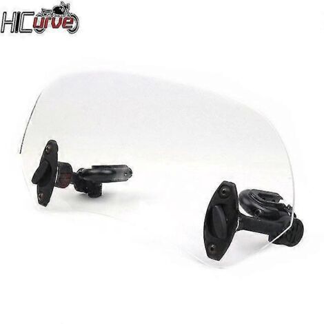 Pour Loncin Voge 500 Ds 300rr 180rr 300ds 500ds 650ds : Déflecteur de pare-brise réglable et verrouillable (petit modèle transparent). (1/5)