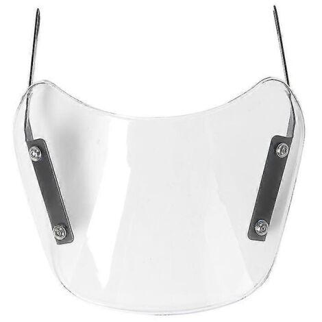 Pare-brise rétro pour moto, déflecteur de vent universel, pièces modifiées, cache de protection pour plaque de protection CG125 - Blanc (1/5)