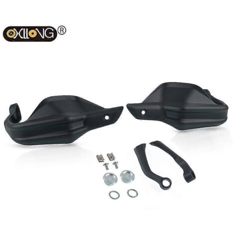 Protège-mains noirs pour motos Honda NC750X DCT, NC750S, NC700X et NC 750 X (2013-2021). Protection intégrale contre le vent et le vent.