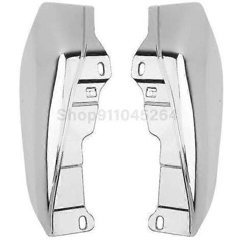 Déflecteur de chaleur chromé pour moto, style motocross, avec garniture ABS, compatible Harley Touring Street Glide, Road King et Road Electra Glide (2009-2016)