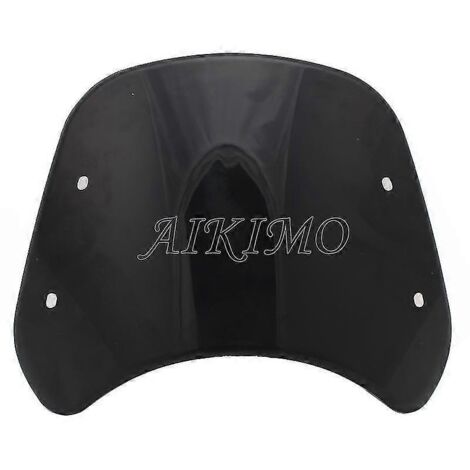 Protection de phare à lentille noire, carénage en plastique ABS, pare-brise avant de moto, déflecteur de vent pour Benelli Leoncino 500 - Sans supports (1/5)