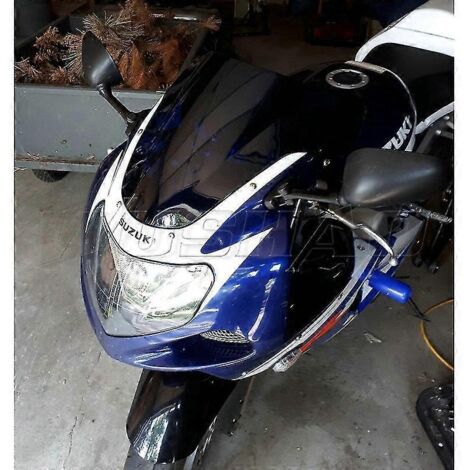 Pare-brise moto pour Suzuki GSX-R 750, 600 et 1000 (modèles 2000-2003) - Bleu