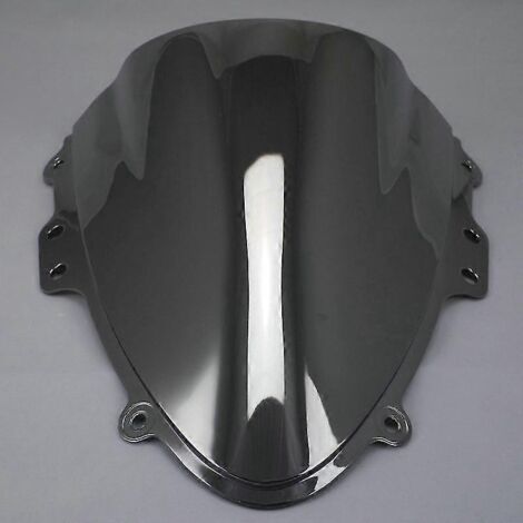 Déflecteurs de vent pour pare-brise de moto Suzuki GSX-R600/GSX-R750 (2004-2005) - Bleu transparent chromé (1/5)