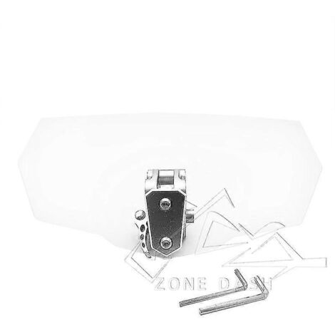 Déflecteur de vent réglable pour pare-brise de moto, extension de pare-brise, autocollants universels pour Kawasaki, BMW, Ducati, Honda et Yamaha - Transparent (1/5)