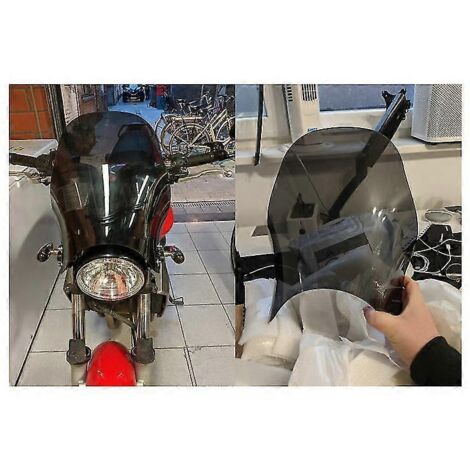 Pare-brise pour Kawasaki Z900rs Z 900 Rs W800 W650 W 800 650 Zr7 Zr-7 750 Er5 Er-5 Er 500 Twister Screen, verre de pare-brise gris - Gris A (1/5)