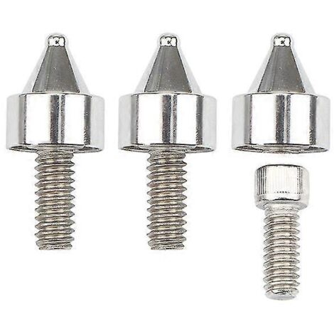 Lot de 3 cache-vis Torx en acier inoxydable pour pare-brise de moto Harley Touring Trike Glide 96-13--D (1/5)