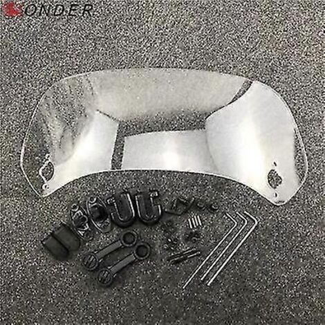 Déflecteur d'air de pare-brise réglable pour Honda, BMW, Yamaha, Honda X Adv, Suzuki, Ducati, Kymco AK550 SYMN, Vespa - Transparent - 37 cm (1/5)