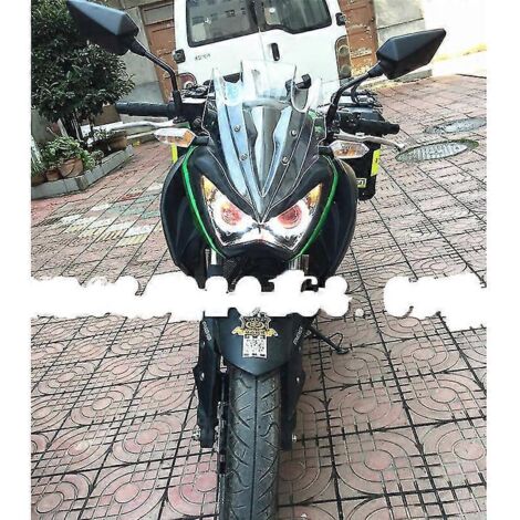 Pare-brise pour Kawasaki Z250 Z300 (2013-2018) - Déflecteurs de pare-brise transparents (1/5)
