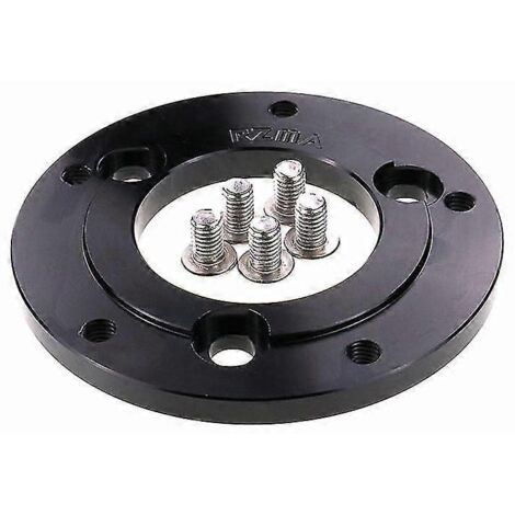 Adaptateur de joint de disque de frein pour moto (220-260 mm) compatible avec scooters Yamaha Cygnus BWS et autres modèles - Noir (1 pièce) (1/5)