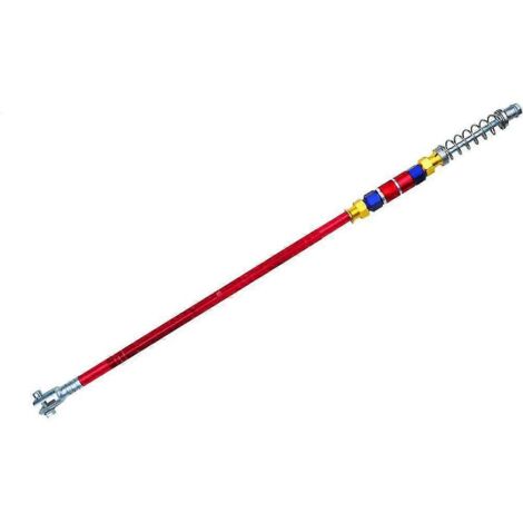 Durite de frein de moto, câble et tige de traction, levier de frein modifié LC135, accessoire moto universel en alliage d'aluminium - Rouge (1/5)
