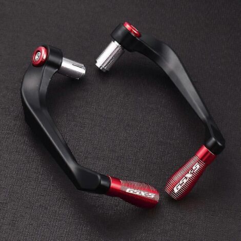 Poignées de guidon de moto, protège-leviers de frein et d'embrayage pour Suzuki GSX-S 125, 150, 750, 1000, 1000F, GSX S125, S750, S1000, S150 - Rouge - A