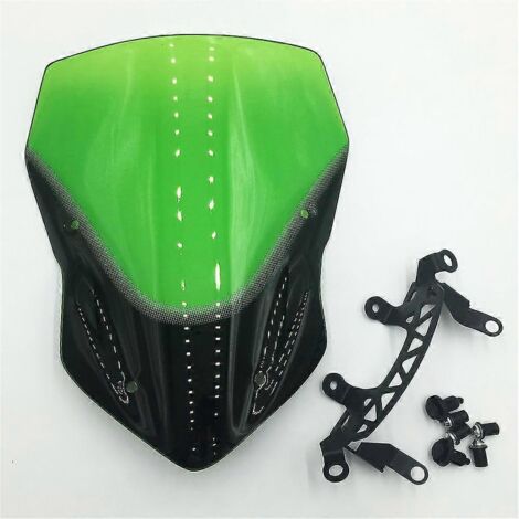 Nouveau déflecteur de pare-brise fumé de haute qualité pour Kawasaki Z900 2017-2019 (Ninja ZR900) - Vert (1/5)