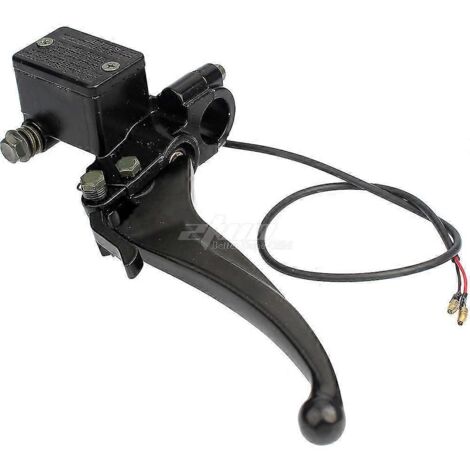 Maître-cylindre de frein avant gauche et droit pour moto, karting, moto tout-terrain, scooter, buggy - Levier de frein hydraulique gauche (1/5)