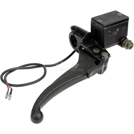 Maître-cylindre de frein avant gauche/droite pour moto, karting, moto tout-terrain, scooter, buggy - Levier de frein hydraulique droit (1/5)