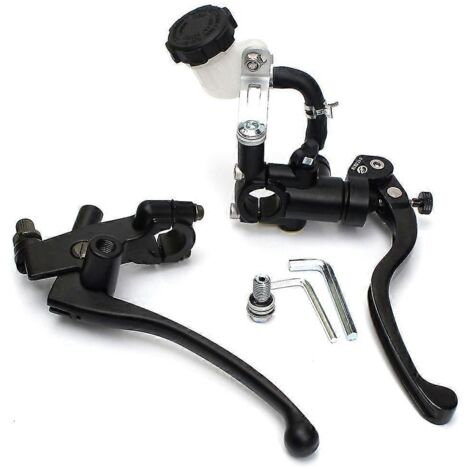 Maître-cylindre de frein radial 17,5 RCS pour moto Honda, Yamaha, Kawasaki, Cafe Racer, Motocross (pièce détachée) - Paire (1/5)