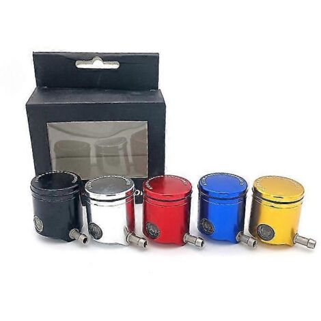Réservoir universel de liquide de frein et d'embrayage pour motos Kawasaki ZX 14R, 10R, 6R, 12R, Z750, Z800, Z900, Z900RS et Z1000 - Noir