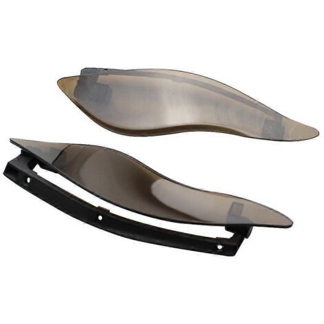 Déflecteur d'air réglable pour pare-brise de moto Harley 14-20 Touring Electra Glide Street Glide Tri Glide Ultra Limited - Fumé (1/5)