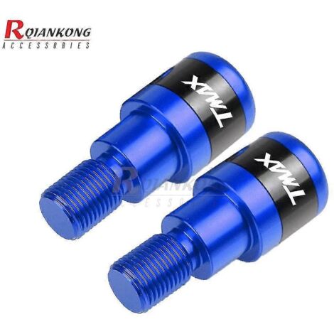 Leviers de frein et d'embrayage, poignées et embouts de guidon pour moto Yamaha T-Max 500 (2001-2007) - Bleu (1/5)