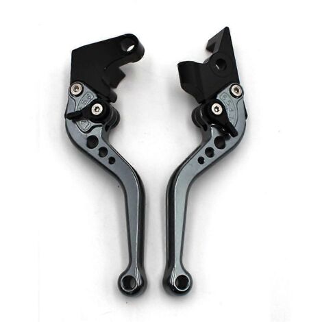 Leviers de frein et d'embrayage courts pour motos Honda CBR600, CBR600 F2, F3, F4, F4i (1991-2007), CBR900RR (1993-1999), CB919 (titane)